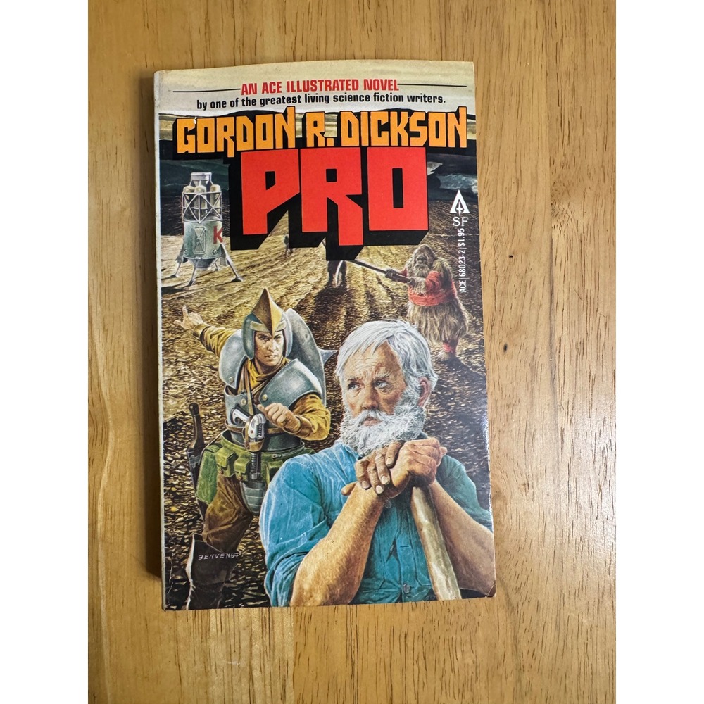 Pro Gordon R Dickson Ace Science Fiction Illustrated Novel 1978 First Printing